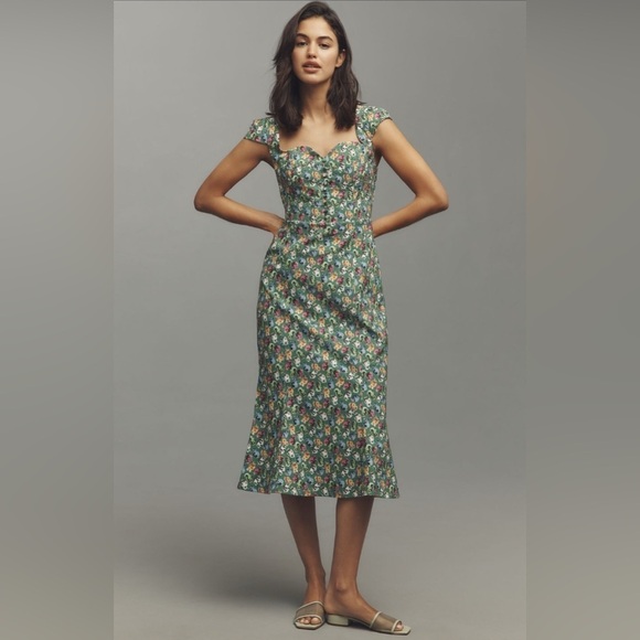 Anthropologie Dresses & Skirts - NEW! Anthropologie The Cecily Fit & Flare Sweetheart Dress by Maeve 🍍